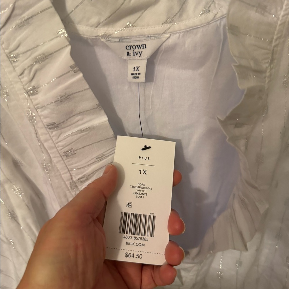 Comfty White Top - Picture 3 of 3